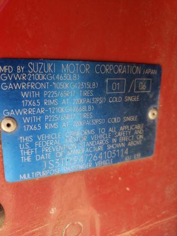 JS3TD947264103114 Suzuki GR VITARA