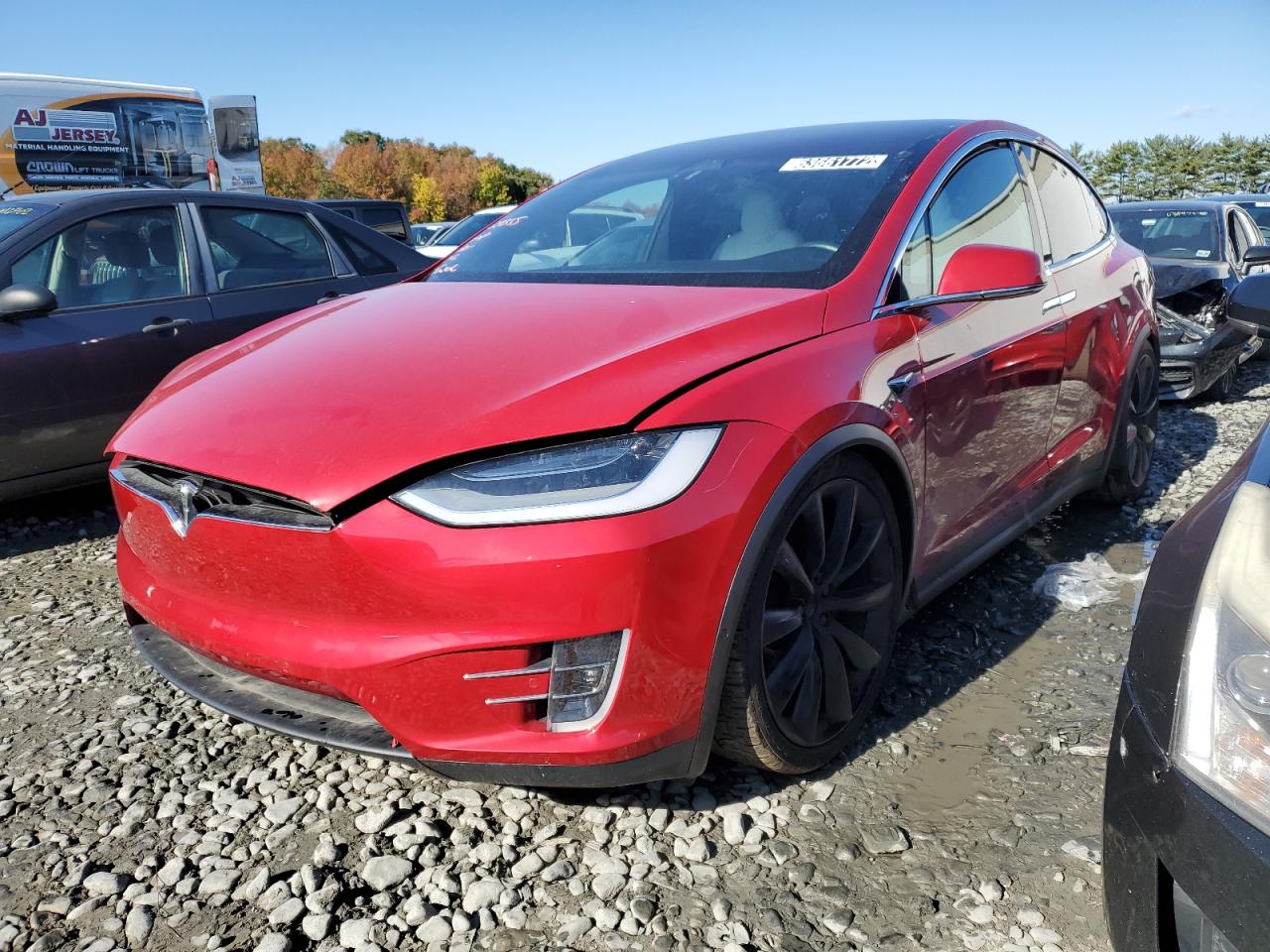 2020 Tesla Model X VIN: 5YJXCBE21LF299015 Lot: 63661772