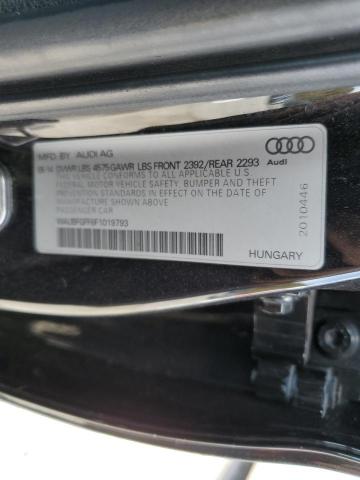 2015 AUDI S3 PREMIUM WAUBFGFF6F1019793