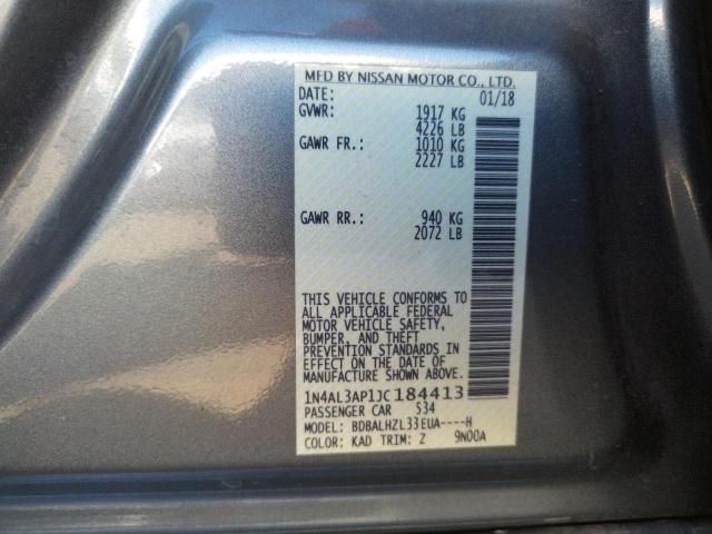 1N4AL3AP1JC184413 Nissan ALTIMA 2.5