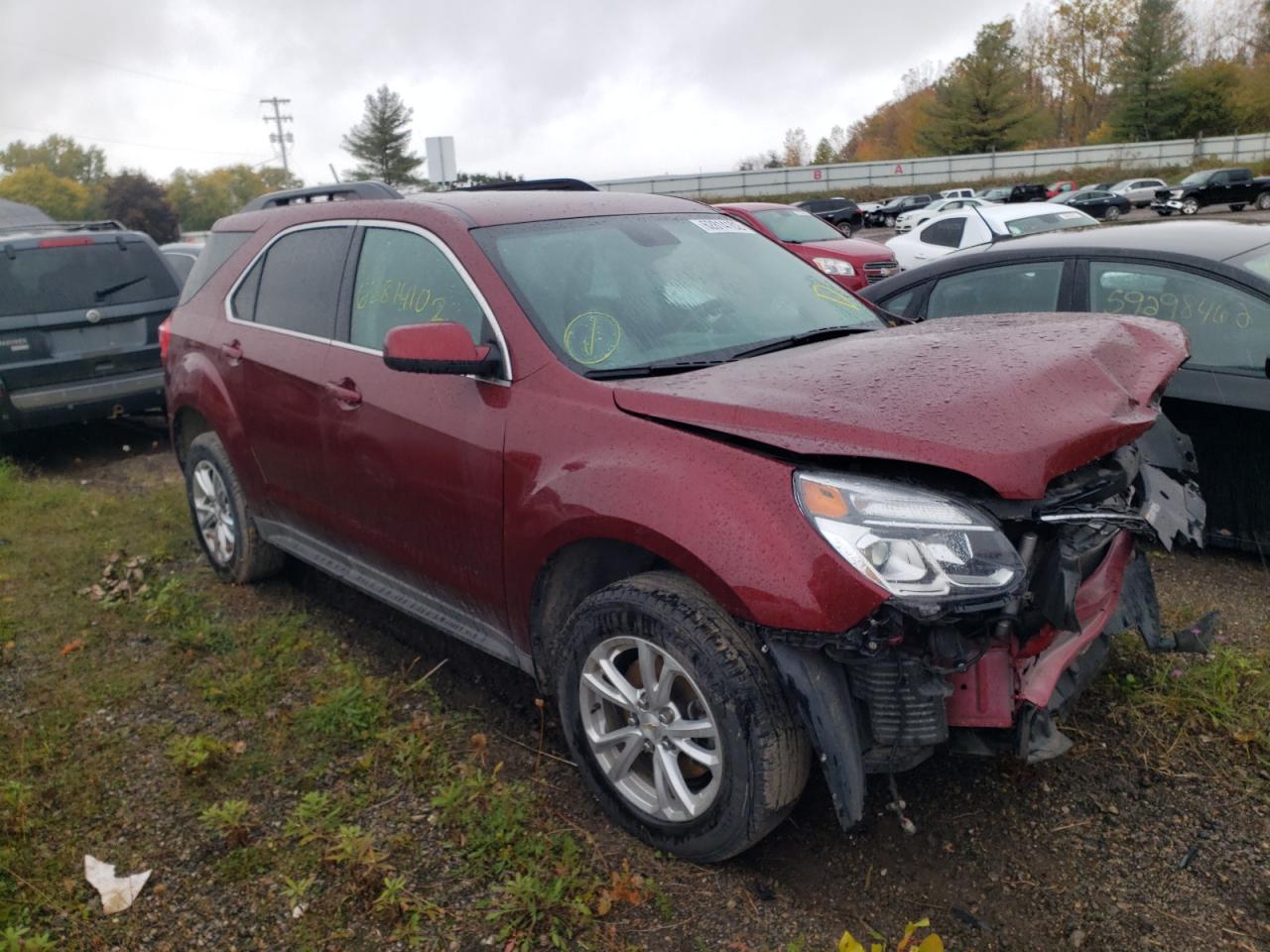 2GNALCEK7H1553663 CHEVROLET EQUINOX LT 2017