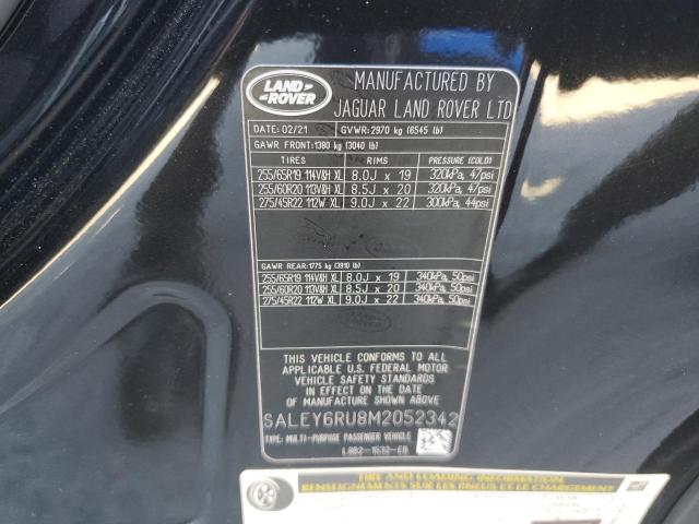 2021 LAND ROVER DEFENDER 9 SALEY6RU8M2052342
