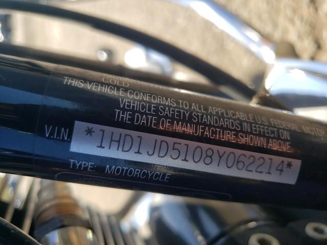 2008 HARLEY-DAVIDSON FLSTN 1HD1JD5108Y062214
