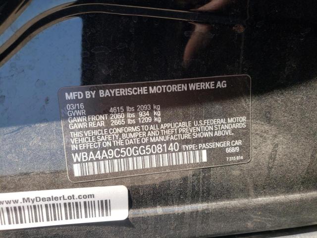 2016 BMW 428 I GRAN - WBA4A9C50GG508140