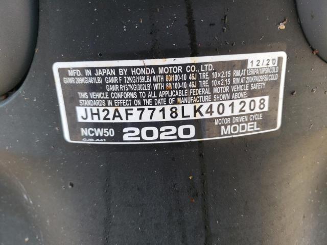 2020 HONDA NCW50 JH2AF7718LK401208