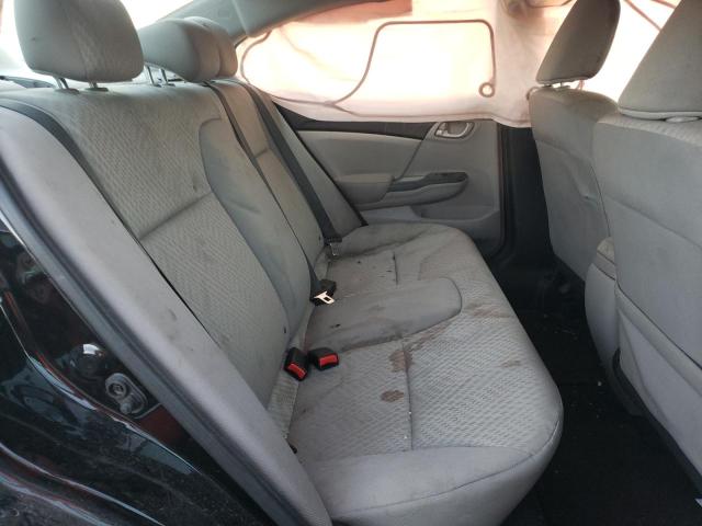 VIN: 19XFB2F53FE200342 Auction: COPART Lot: 64414832 Location: KS - KANSAS CITY EAST 19XFB2F53FE200342 HONDA CIVIC 2015 BLACK Photo 6