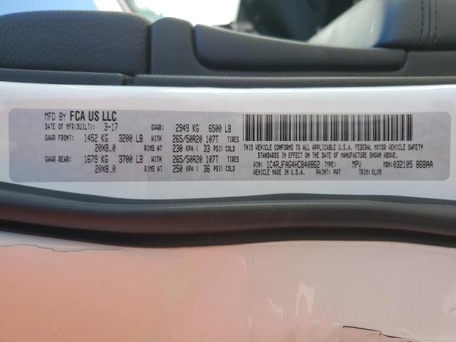 1C4RJFAG4HC840862 Jeep Grand Cherokee Laredo