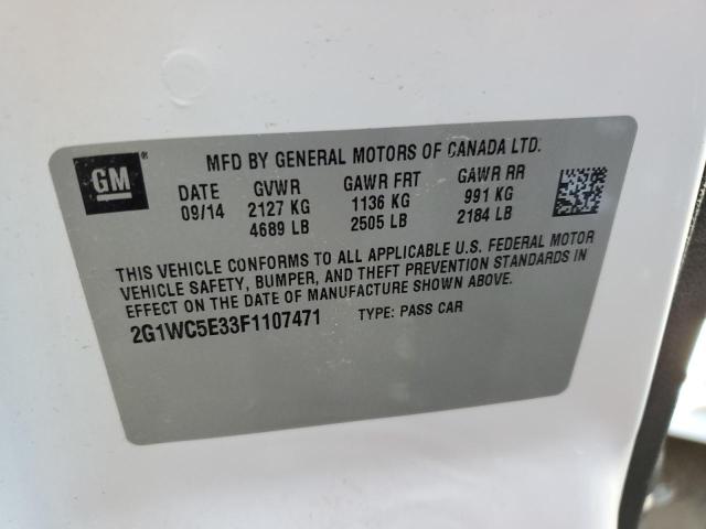 2015 CHEVROLET IMPALA LIM - 2G1WC5E33F1107471