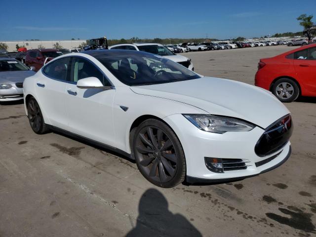 Salvage cars for sale from Copart Orlando, FL: 2013 Tesla Model S