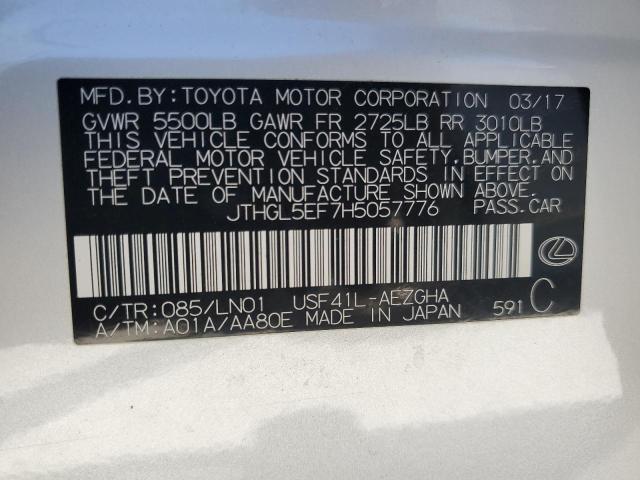 2017 LEXUS LS 460L JTHGL5EF7H5057776