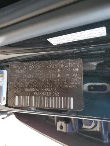 KNAGM4A72F5664606 KIA Optima Lx