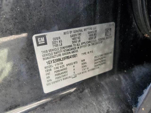 2015 CADILLAC ESCALADE L - 1GYS3MKJ9FR641661