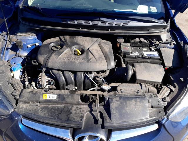 VIN: 5NPDH4AE8GH654351 Auction: COPART Lot: 63286472 Location: NY - LONG ISLAND 5NPDH4AE8GH654351 HYUNDAI ELANTRA 2016 BLUE Photo 7