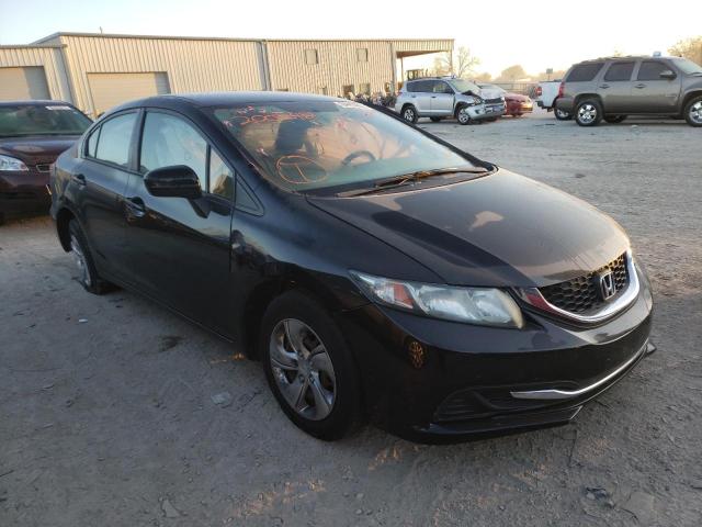 VIN: 19XFB2F53FE200342 Auction: COPART Lot: 64414832 Location: KS - KANSAS CITY EAST 19XFB2F53FE200342 HONDA CIVIC 2015 BLACK Photo 1