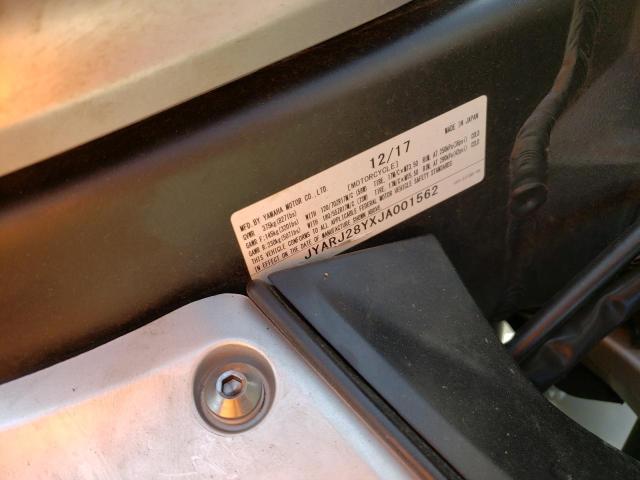 2018 YAMAHA YZFR6 C JYARJ28YXJA001562