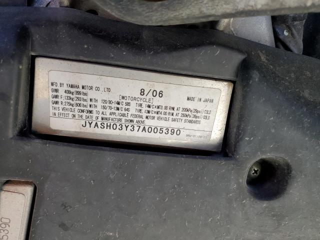 2007 YAMAHA YP400 JYASH03Y37A005390