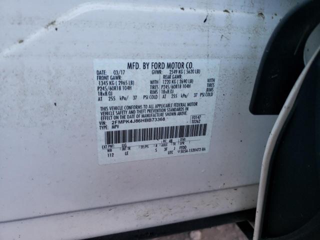 2017 FORD EDGE SEL - 2FMPK4J86HBB73368