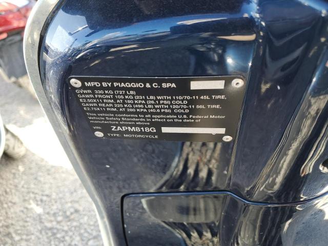 2015 VESPA SPRINT 150 ZAPM818G1F5101060