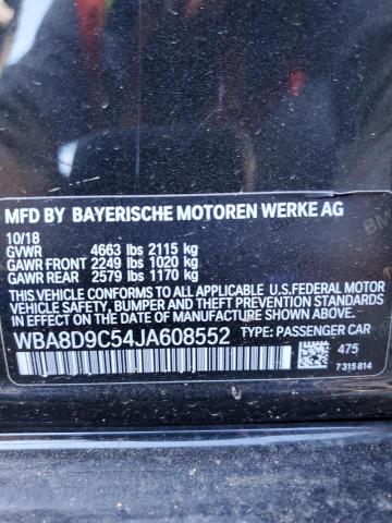WBA8D9C54JA608552 BMW 330 XI