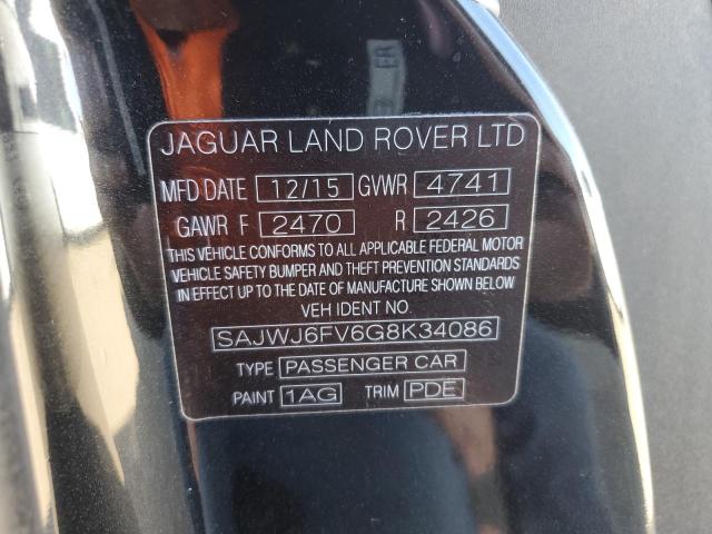 SAJWJ6FV6G8K34086 Jaguar F-Type