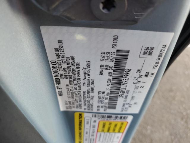 3FA6P0LU7ER379998 Ford Fusion Se Hybrid