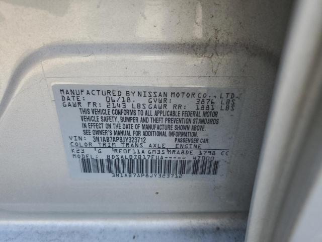 2018 NISSAN SENTRA S/S - 3N1AB7AP8JY323712