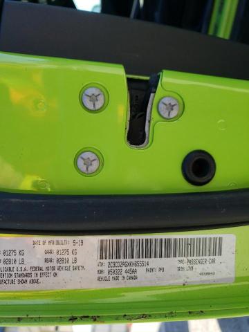 2019 DODGE CHALLENGER - 2C3CDZAGXKH655514