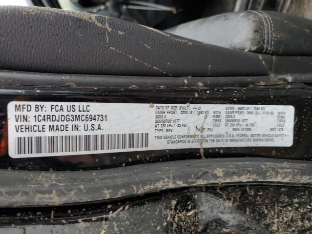 2021 DODGE DURANGO GT - 1C4RDJDG3MC694731