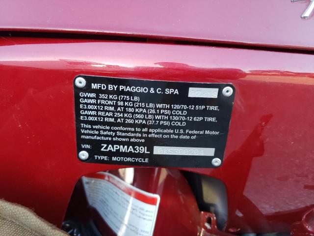 2019 VESPA GTS 300 ZAPMA39L0K5300204