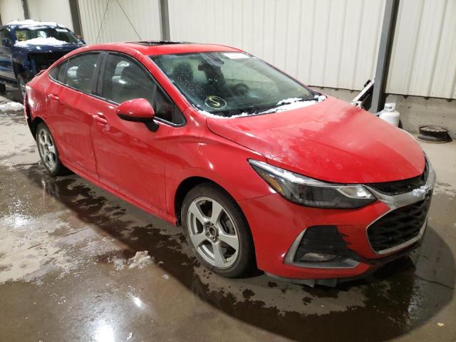 Salvage cars for sale from Copart Rocky View County, AB: 2019 Chevrolet Cruze LT
