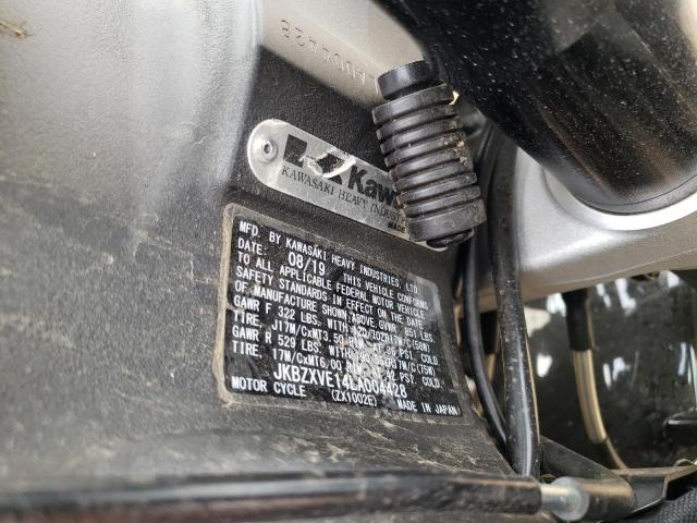 2020 KAWASAKI ZX1002 JKBZXVE14LA004428