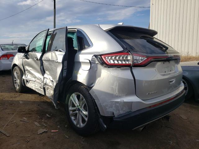 VIN: 2FMPK3J99GBC65690 Auction: COPART Lot: 64201852 Location: MI - IONIA 2FMPK3J99GBC65690 FORD EDGE 2016 SILVER Photo 3