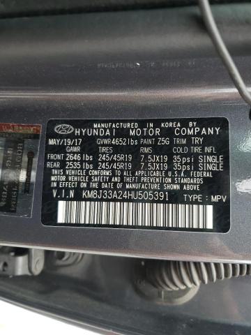 KM8J33A24HU505391 | 2017 HYUNDAI TUCSON LIM