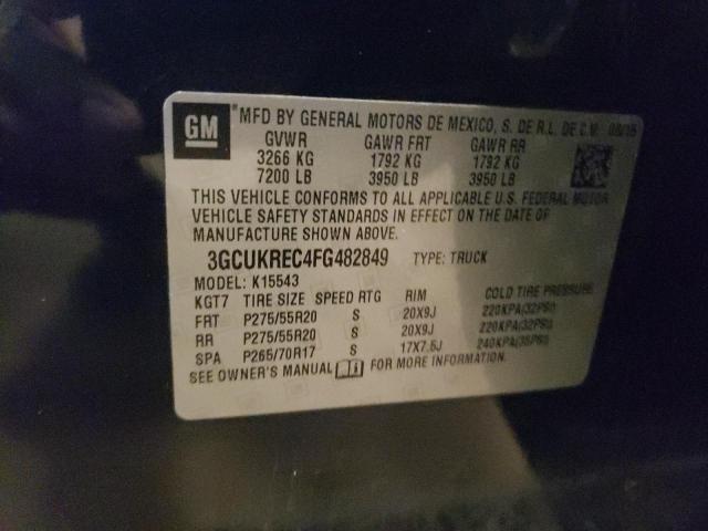 2015 CHEVROLET SILVRDO LT 3GCUKREC4FG482849