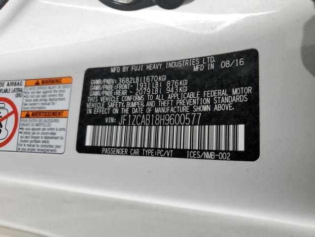 JF1ZCAB18H9600577 Subaru Brz 2.0 Premium