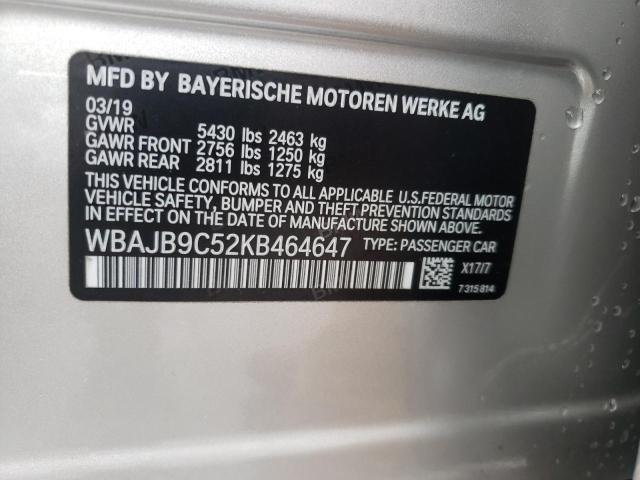 2019 BMW M550XI WBAJB9C52KB464647