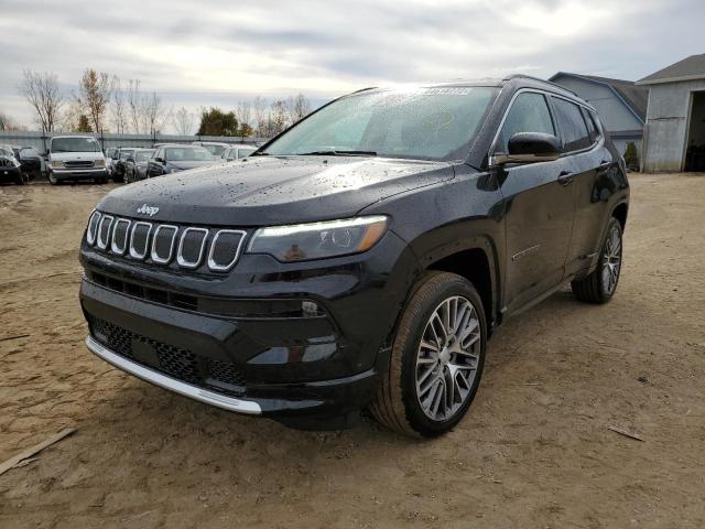 VIN: 3C4NJDCB5NT116702 Auction: COPART Lot: 64618272 Location: MI - IONIA 3C4NJDCB5NT116702 JEEP COMPASS 2022 BLACK Photo 2