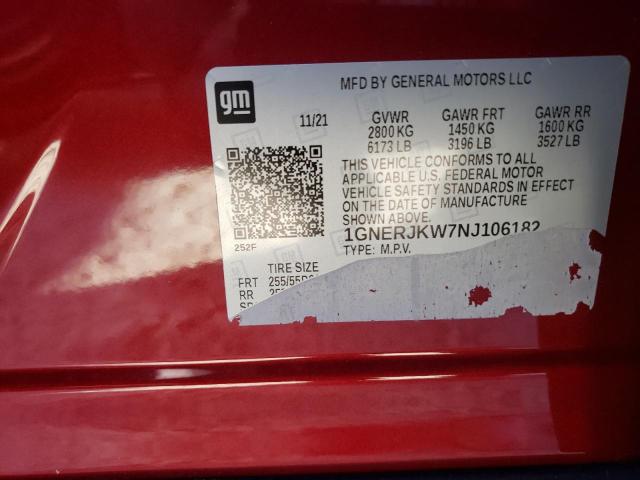 2022 CHEVROLET TRAVERSE R 1GNERJKW7NJ106182
