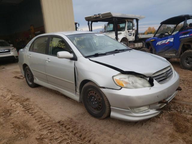 Salvage cars for sale from Copart Kincheloe, MI: 2004 Toyota Corolla CE