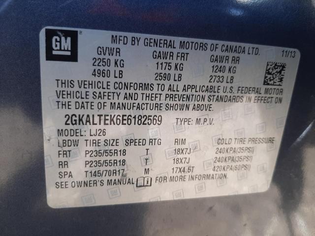 2GKALTEK6E6182569 GMC Terrain Slt