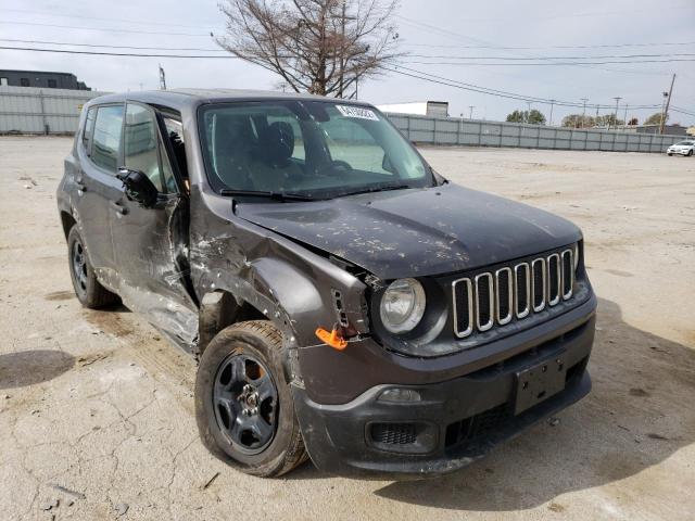 Salvage cars for sale from Copart Lexington, KY: 2017 Jeep Renegade Sport