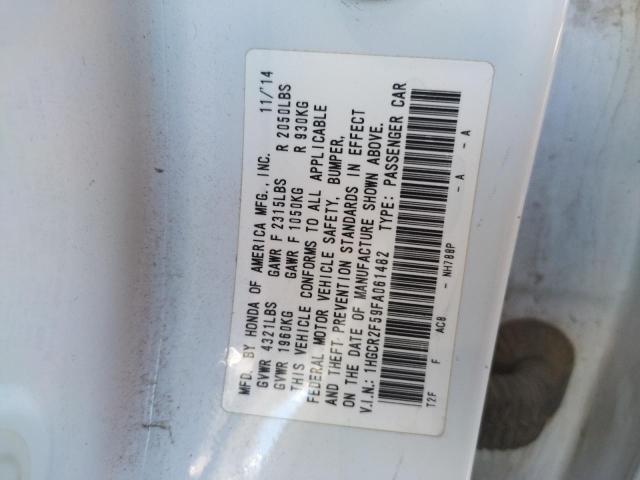 2015 HONDA ACCORD SPO - 1HGCR2F59FA061482