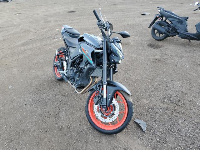 Salvage cars for sale from Copart Brighton, CO: 2021 Yamaha MT-03