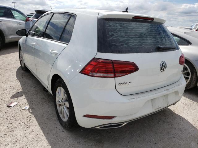 VOLKSWAGEN GOLF S 2018 white  gas 3VWG17AU1JM253555 photo #4