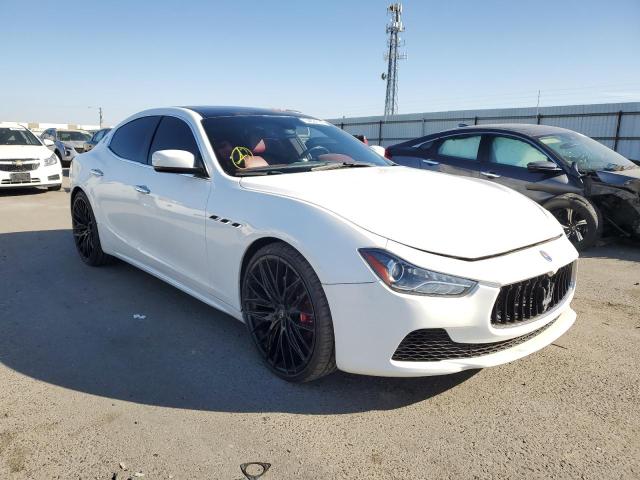 Salvage cars for sale at Fresno, CA auction: 2016 Maserati Ghibli S