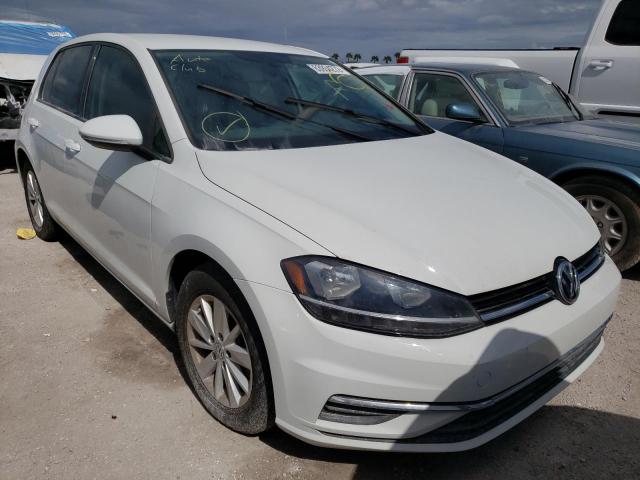 VOLKSWAGEN GOLF S 2018 white  gas 3VWG17AU1JM253555 photo #1