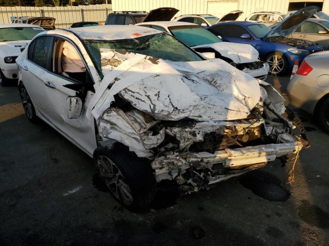 Salvage cars for sale from Copart Vallejo, CA: 2015 Honda Accord Sport