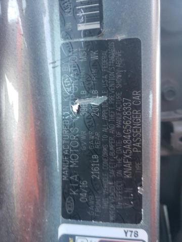 KNAFX5A84G5628337 KIA FORTE EX
