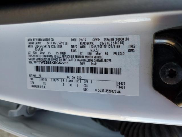 1FT7W2B68KEG52235 Ford F250 Super Duty