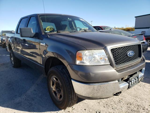 Salvage trucks for sale at Leroy, NY auction: 2005 Ford F150 Super